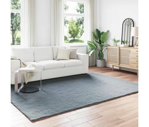 Mākslīgā Truša Kažokādas Paklājs Antracīts 240 X 340 Cm Vidaxl