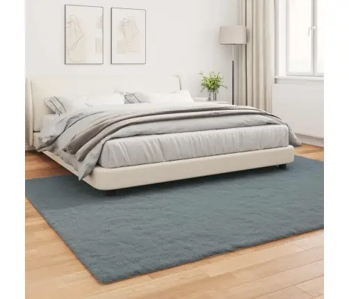 Mākslīgā Truša Kažokādas Paklājs Antracīts 240 X 340 Cm Vidaxl