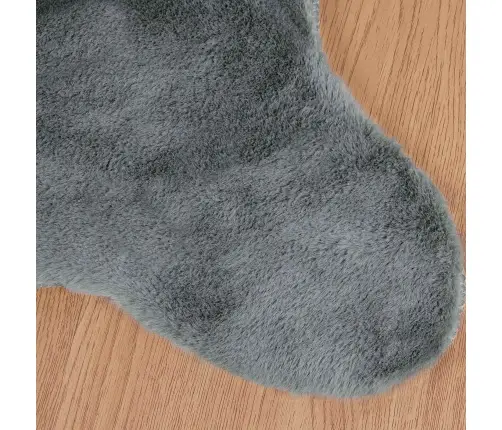 Kunstlik Küüliku Karv Mat Olite Antratsiit 50 X 80 Cm Polüester