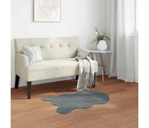 Kunstlik Küüliku Karv Mat Olite Antratsiit 50 X 80 Cm Polüester