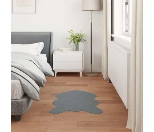 Kunstlik Küüliku Karv Mat Olite Antratsiit 50 X 80 Cm Polüester