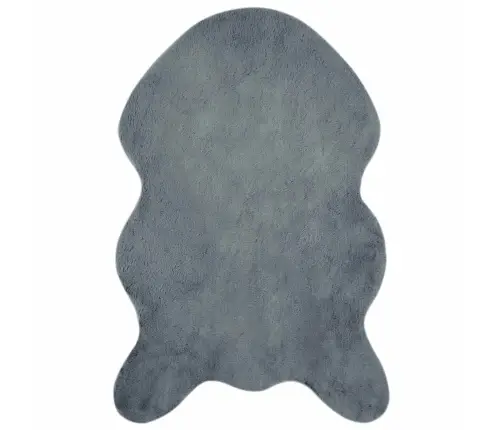 Kunstlik Küüliku Karv Mat Olite Antratsiit 50 X 80 Cm Polüester