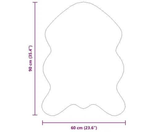 Mākslīgā Truša Kažokādas Paklājs Olite Antracīts 60 X 90 Cm Vidaxl
