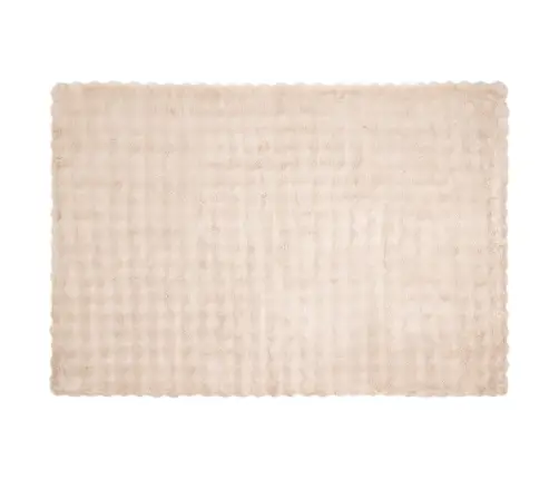 Mākslīgā Truša Kažokādas Sega Bēša 150 X 220 Cm Poliesters Vidaxl