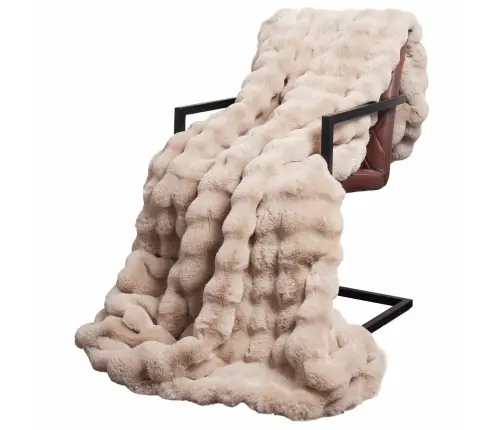 Dirbtinio Zefyro Pūkuotas Patalynė Smėlio 220 X 240 Cm