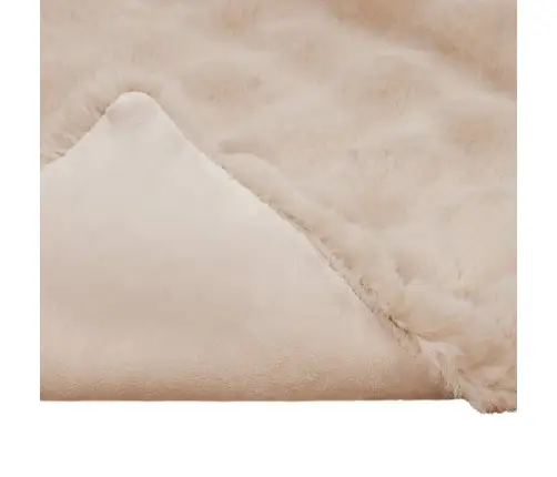 Mākslīgā Truša Kažokādas Sega 4 Pcs Bēša 130 X 150 Cm Vidaxl