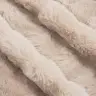 Dirbtinio Zefyro Pūkuotas Patalynė 4 Pcs Smėlio 220 X 240 Cm