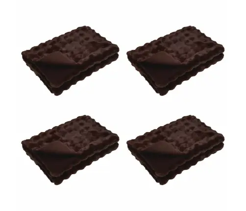 Mākslīgā Truša Kažokādas Sega 4 Pcs Kamieļu Krāsa 130 X 150 Cm Vidaxl