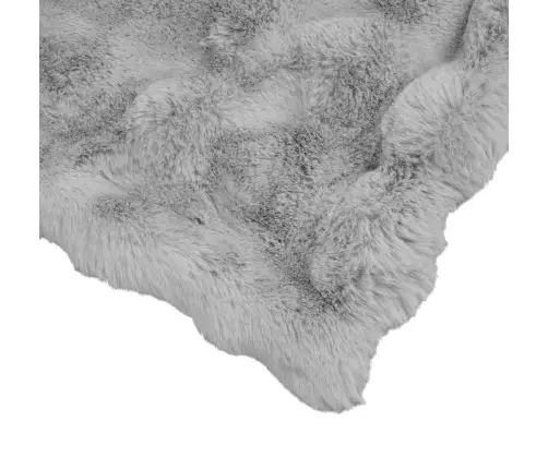 Dirbtinio Zefyro Pūkuotas Patalynė 4 Pcs Pilka 220 X 240 Cm