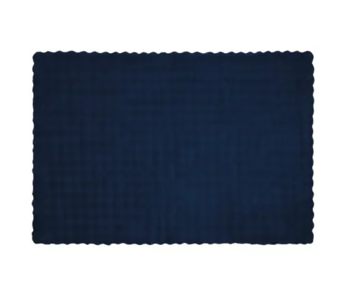 Dirbtinio Zefyro Pūkuotas Patalynė Jūrinė Mėlyna 150 X 220 Cm