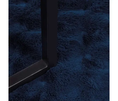 Mākslīgā Truša Kažokādas Sega 4 Pcs Jūras Zila 220 X 240 Cm Vidaxl