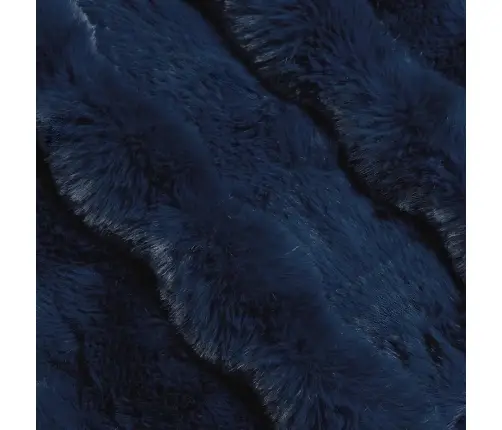 Mākslīgā Truša Kažokādas Sega 4 Pcs Jūras Zila 220 X 240 Cm Vidaxl