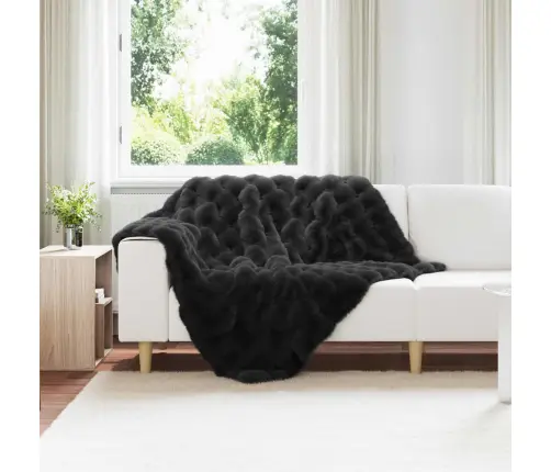 Valejõhvikaristu Tekk Olite Must 130 X 150 Cm Polüester