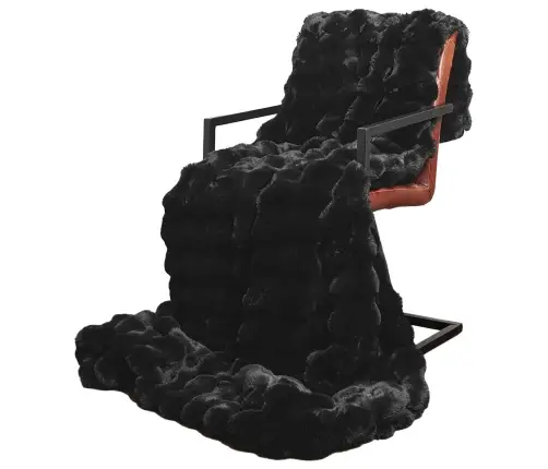 Valejõhvikaristu Tekk Olite Must 130 X 150 Cm Polüester