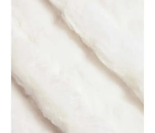 Mākslīgā Truša Kažokādas Sega Balts 220 X 240 Cm Poliesters Vidaxl