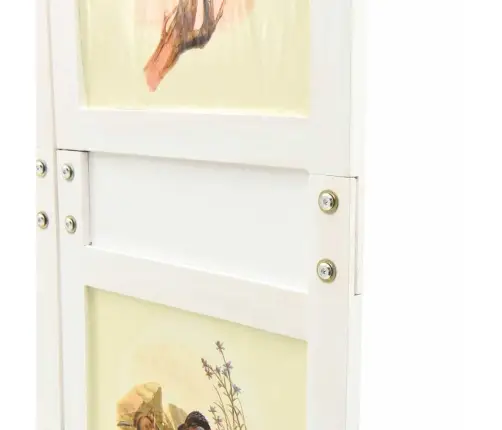 Romdivider Paneļa Balts 212 X 165 Cm Mdf Vidaxl