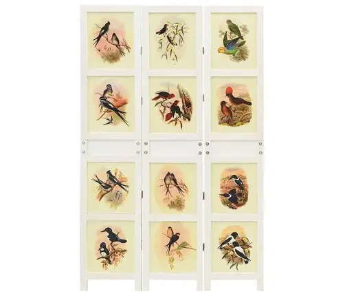 Romdivider Paneļa Balts 212 X 165 Cm Mdf Vidaxl