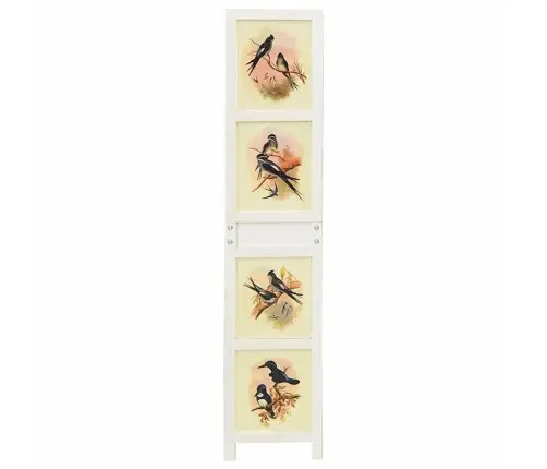 Romdivider Paneļa Balts 212 X 165 Cm Mdf Vidaxl