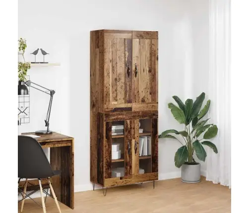 Aukštas Spintelė Senovinis Medis 69,5 X 34 X 180 Cm