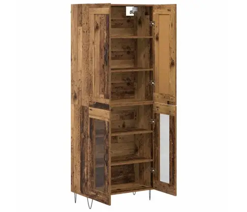 Aukštas Spintelė Senovinis Medis 69,5 X 34 X 180 Cm