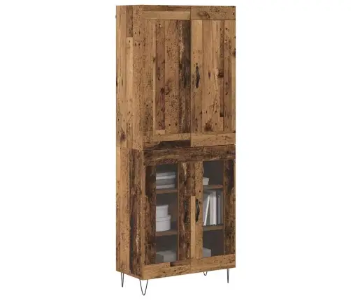 Aukštas Spintelė Senovinis Medis 69,5 X 34 X 180 Cm