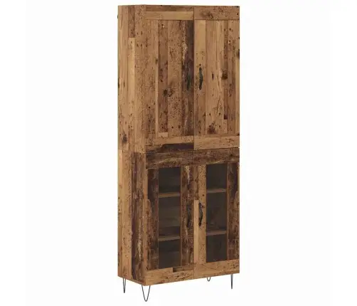 Aukštas Spintelė Senovinis Medis 69,5 X 34 X 180 Cm