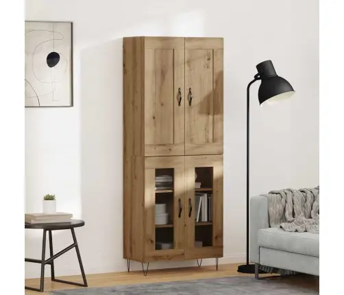 Aukštas Spintelė Amatininkų Ąžuolas 69,5 X 34 X 180 Cm