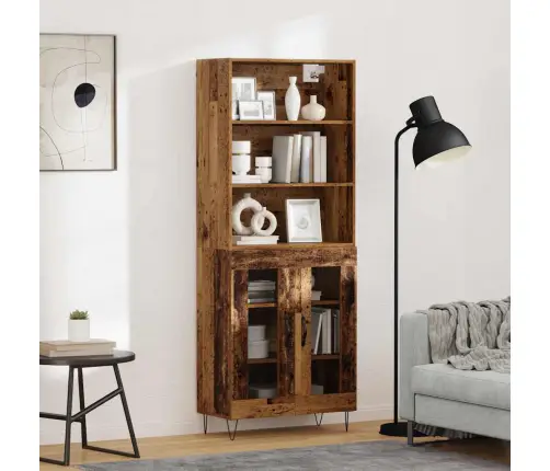 Kõrgushein 2 Pcs Vana Puit Tehispuit