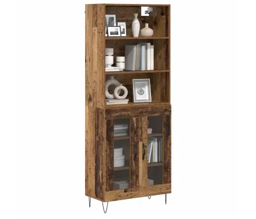 Kõrgushein 2 Pcs Vana Puit Tehispuit