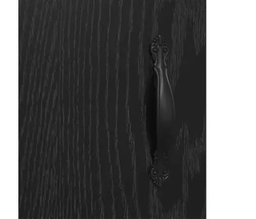 Kõrgushein Must Tamm 69,5 X 34 X 180 Cm Tehispuit