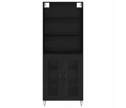 Kõrgushein Must Tamm 69,5 X 34 X 180 Cm Tehispuit