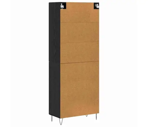 Kõrgushein Must Tamm 69,5 X 34 X 180 Cm Tehispuit