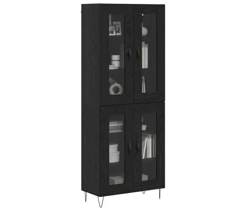 Kõrgushein Must Tamm 69,5 X 34 X 180 Cm Tehispuit