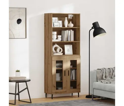 Augstais Skapītis Artisānā Ozols 69,5 X 34 X 180 Cm Vidaxl