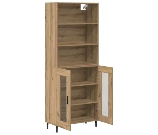 Augstais Skapītis Artisānā Ozols 69,5 X 34 X 180 Cm Vidaxl