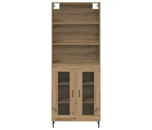 Augstais Skapītis Artisānā Ozols 69,5 X 34 X 180 Cm Vidaxl