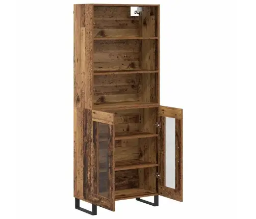 Aukštas Spintelė Senas Medis 69,5 X 34 X 180 Cm