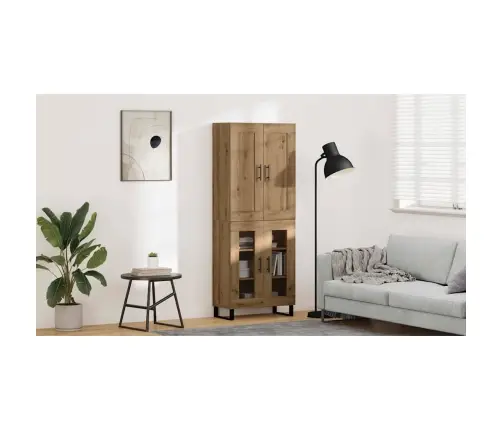 Augstais Skapītis Artisānā Ozols 69,5 X 34 X 180 Cm Vidaxl