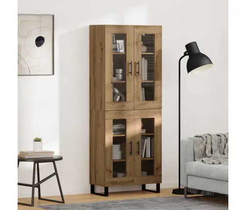 Aukštas Spintelė 2 Pcs Amatininkų Ąžuolas