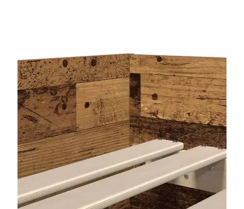 Gultas Rāmis Vecs Koks 90 X 190 Cm Ciets Priedes Koks Vidaxl