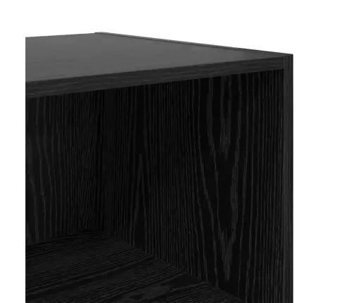 Skapis Melns Ozols 50 X 50 X 200 Cm Inženierijas Koks Vidaxl