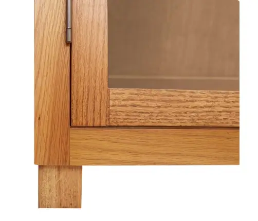 Plakans Ar Plauktu Brūna 80 X 35 X 95 Cm Inženierijas Koks Vidaxl