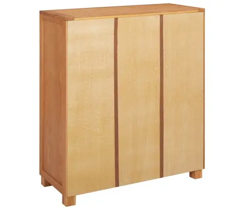 Plakans Ar Plauktu Brūna 80 X 35 X 95 Cm Inženierijas Koks Vidaxl