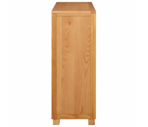 Plakans Ar Plauktu Brūna 80 X 35 X 95 Cm Inženierijas Koks Vidaxl