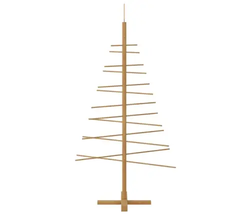 Koka Ziemassvētku Koks Ar Statīvu Brūna 150 Cm Bambuss Vidaxl