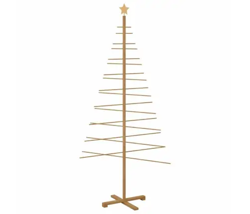 Koka Ziemassvētku Koks Ar Statīvu Brūna 210 Cm Bambuss Vidaxl