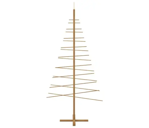 Koka Ziemassvētku Koks Ar Statīvu Brūna 210 Cm Bambuss Vidaxl