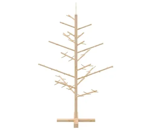 Koka Ziemassvētku Koks Dabiska 125 Cm Priedes Masīvkoks Vidaxl