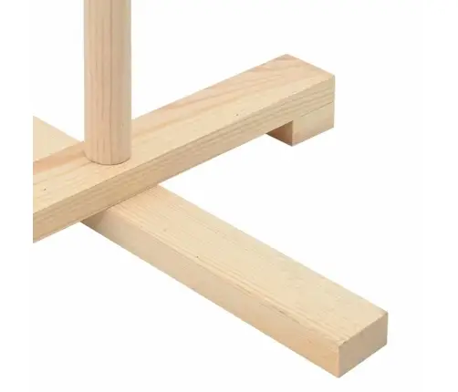 Medinė Kalėdų Eglutė S Stovu Natūrali 180 Cm Pušies Masyvas