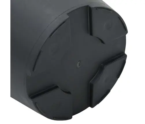 Apaļais Puķu Pods 6 Pcs Melna Ø 12,5 X 10 Cm Plastmasa Vidaxl